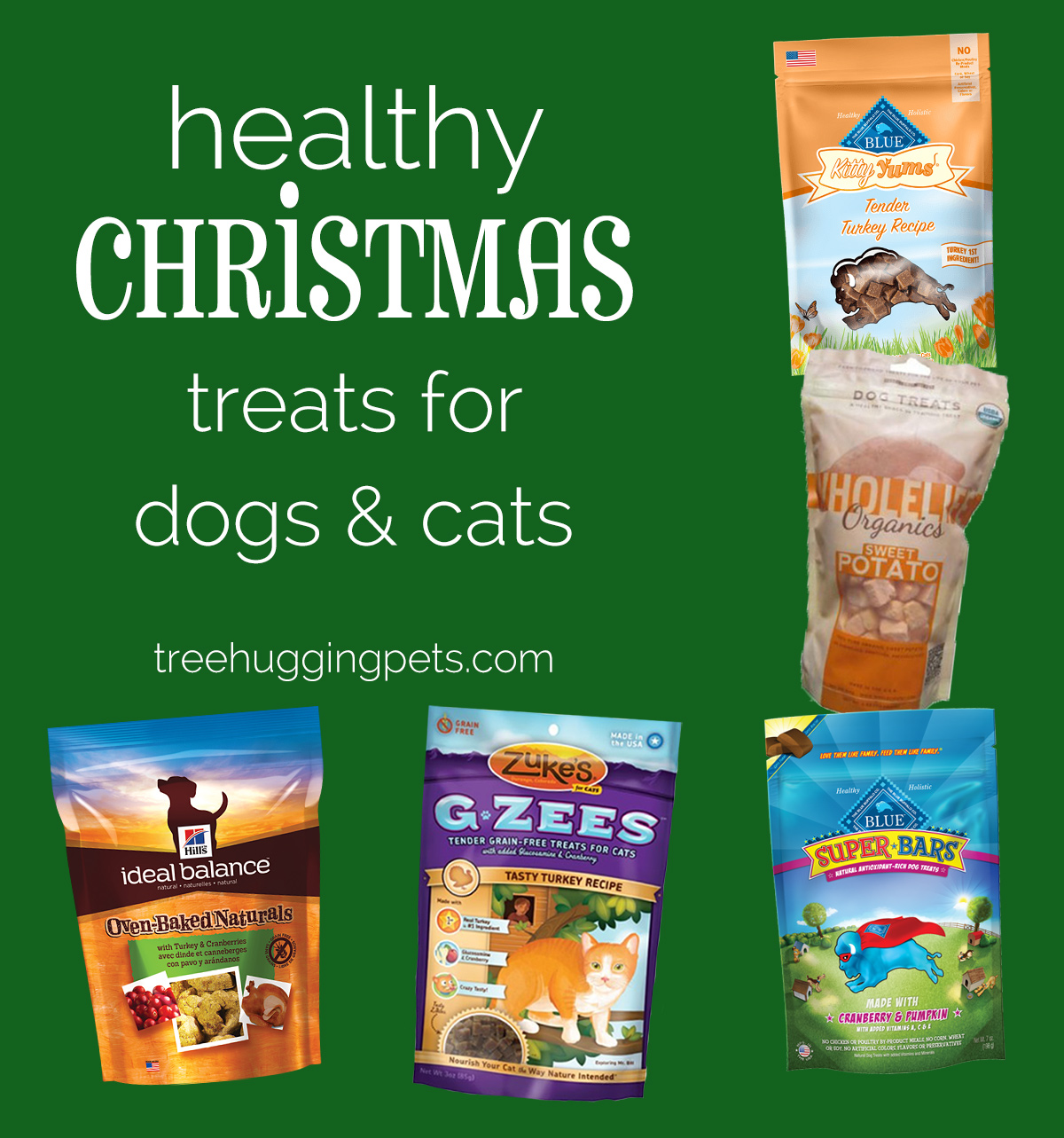 Healthy Christmas Treats for Dogs & Cats